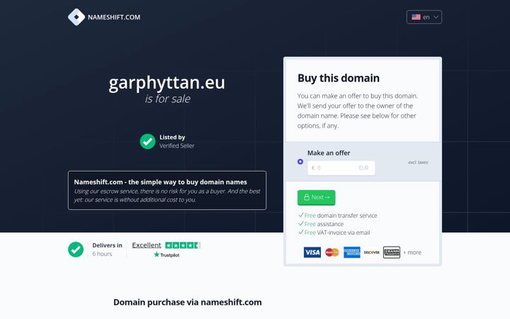 Screenshot of garphyttan.eu