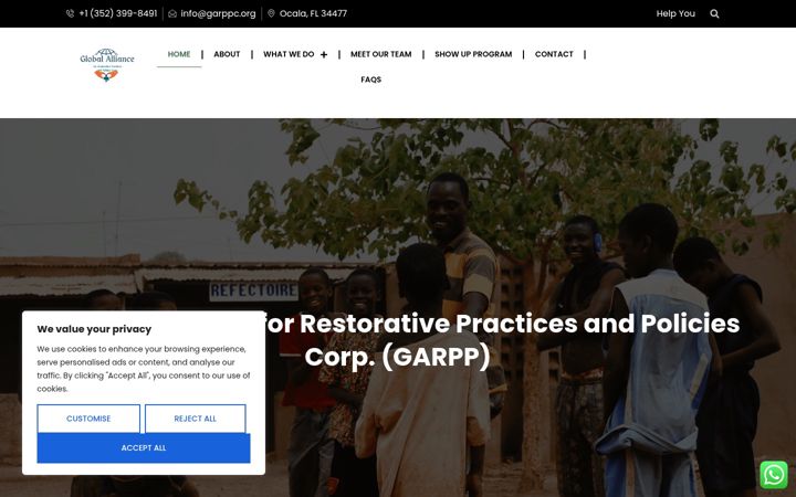 Screenshot of garppc.org