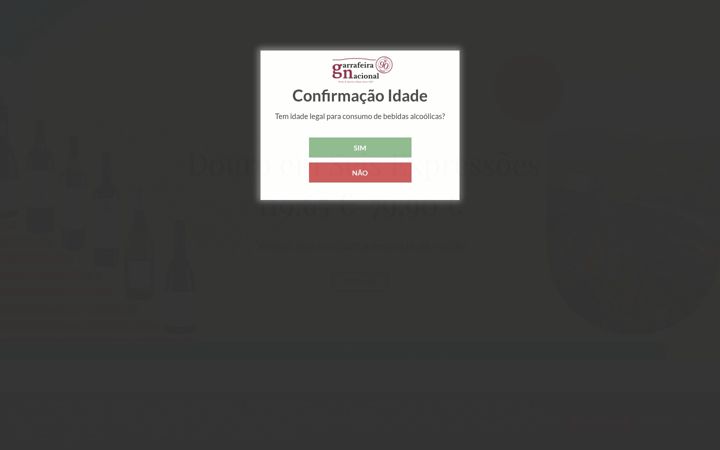 Captură de ecran a garrafeiranacional.com