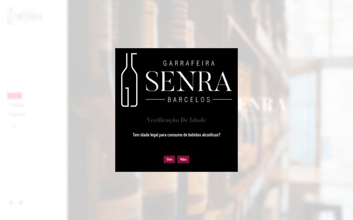 Screenshot of garrafeirasenra.pt