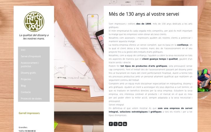 Screenshot of garrellimpressors.com