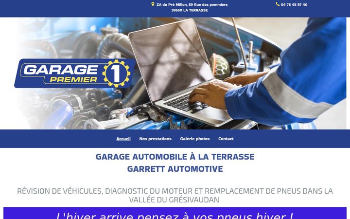 Screenshot of garrett-automotive.fr