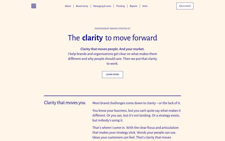 Screenshot of garrettreil.com