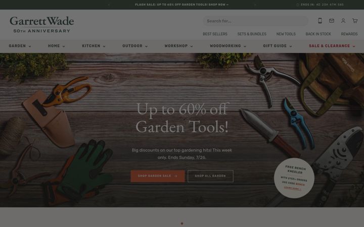 Ekrano kopija garrettwade.com