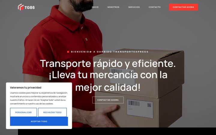 Screenshot of garridotransportes.es