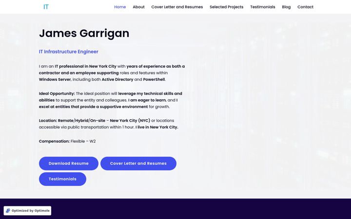 Screenshot of garriganenterprisesinc.com