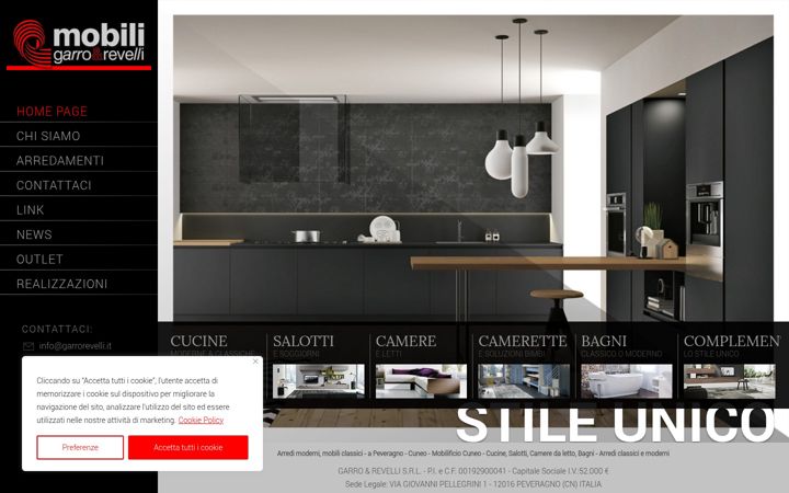 Screenshot of garrorevelli.it