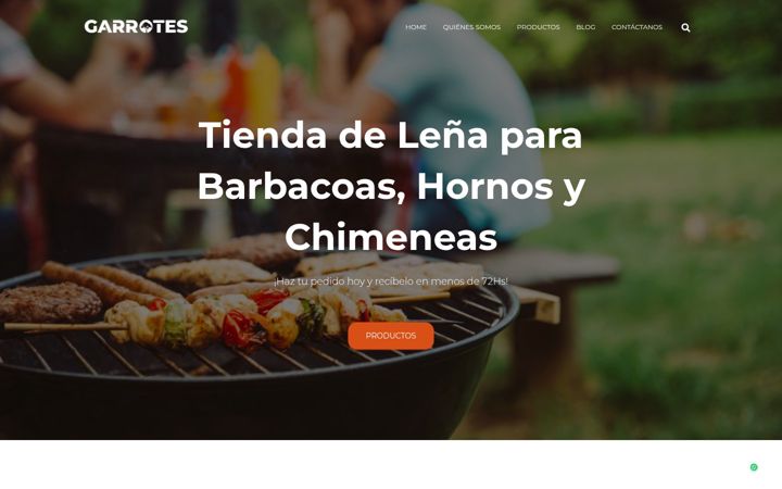 Skærmbillede af garrotes.es
