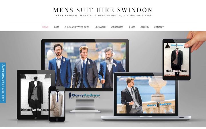Screenshot of garryandrew.com