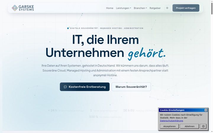 Screenshot of garske-systems.de