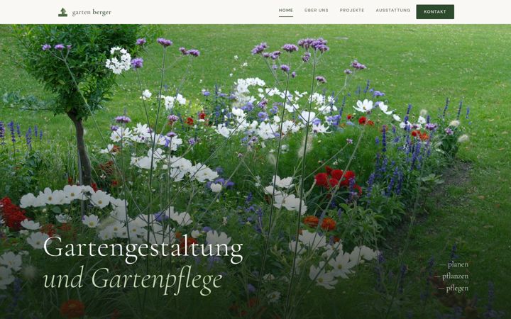 Screenshot of garten-berger.at