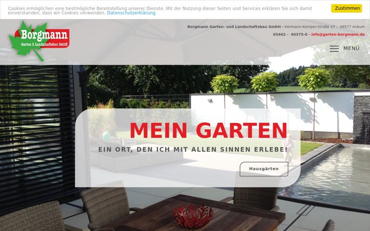 Skärmbild av garten-borgmann.de