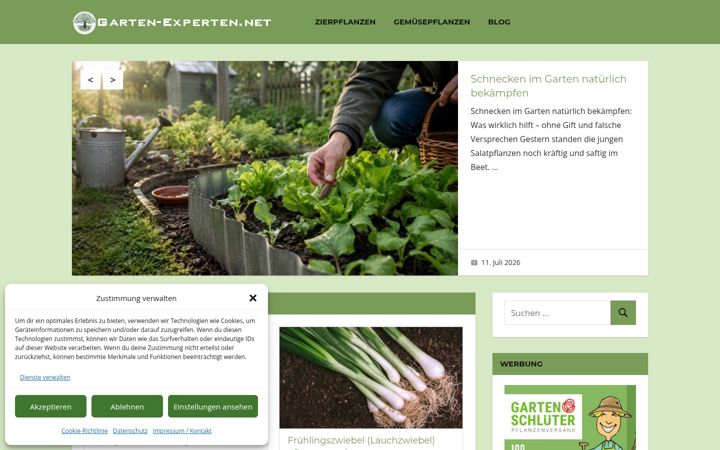 Screenshot of garten-experten.net