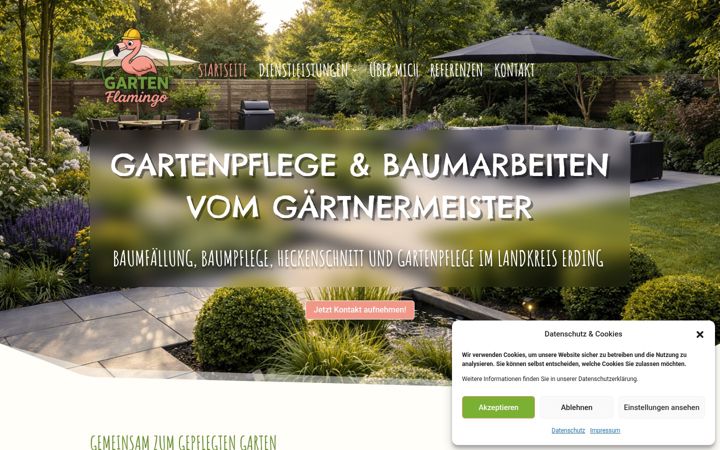 Skärmbild av garten-flamingo.de