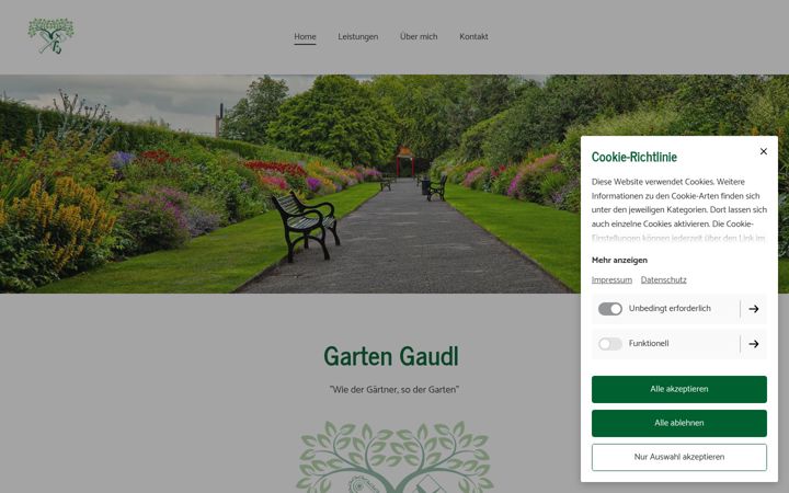 Screenshot of garten-gaudl.de