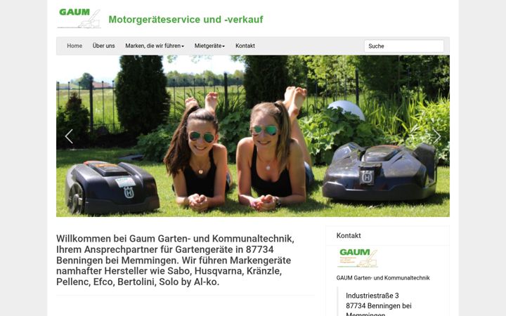 Screenshot of garten-gaum.de