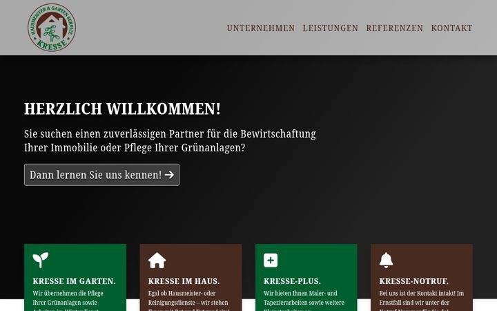 Screenshot of garten-kresse.de