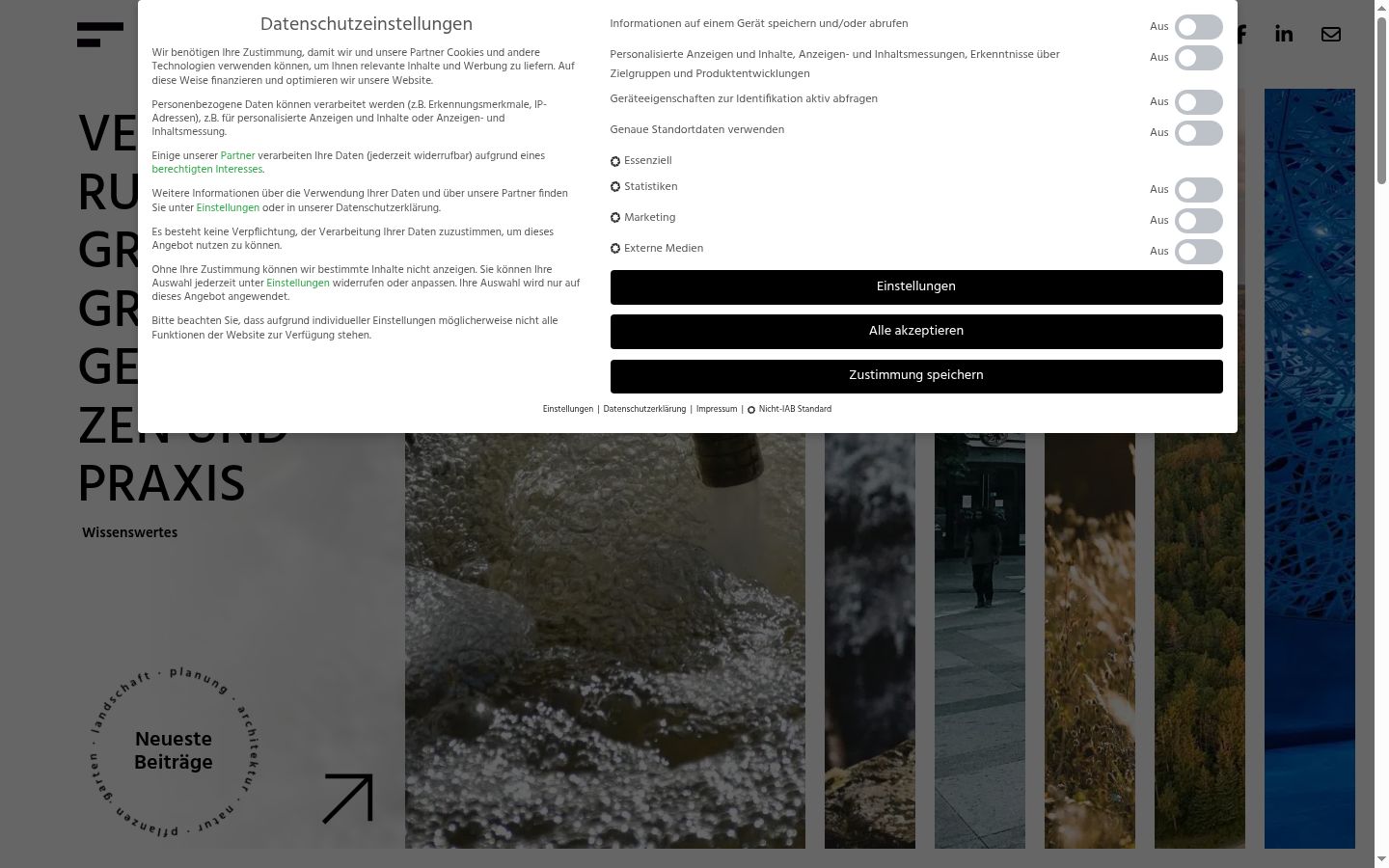 Zrzut ekranu banera zgody wyświetlanego przed jakąkolwiek interakcją