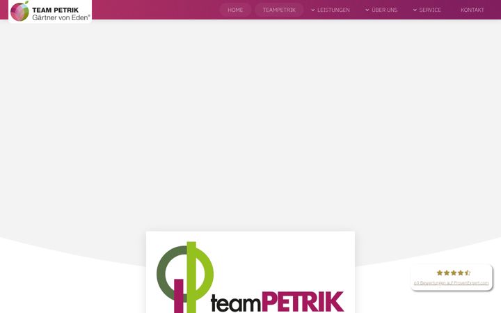 Screenshot of garten-landschaftsbau-petrik.de