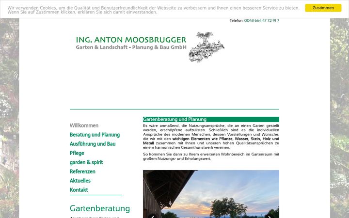 Screenshot of garten-moosbrugger.at
