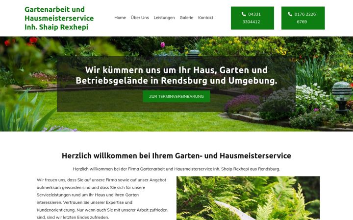 Screenshot of garten-rex-rd.de