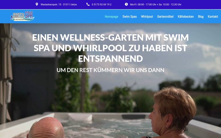 Screenshot of garten-spa.com