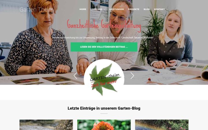 Screenshot of garten-theim.de