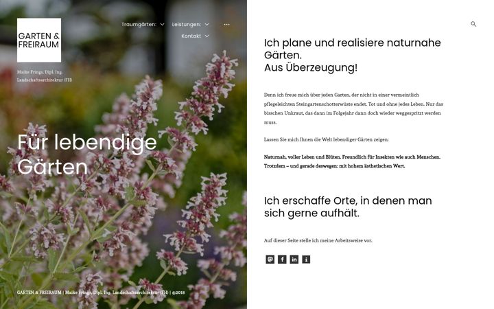 Screenshot of garten-und-freiraum.de
