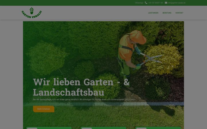 Screenshot of garten-vukalic.de