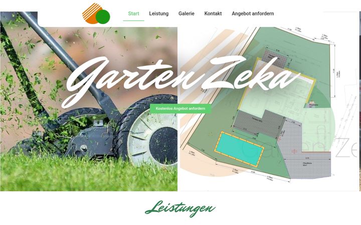 Screenshot of garten-zeka.de