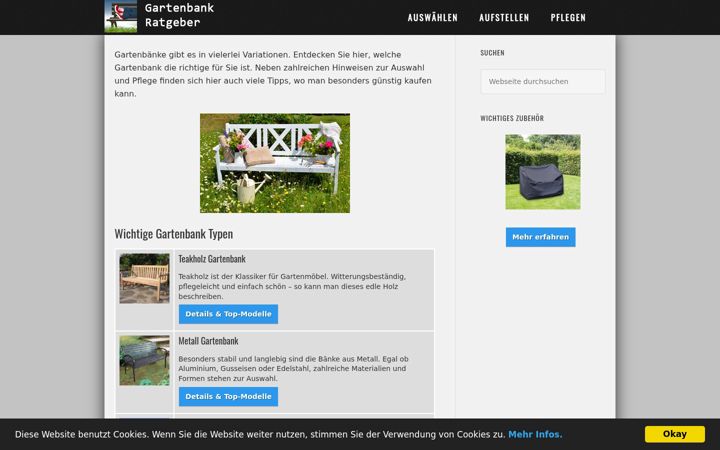 Screenshot of gartenbank-ratgeber.de
