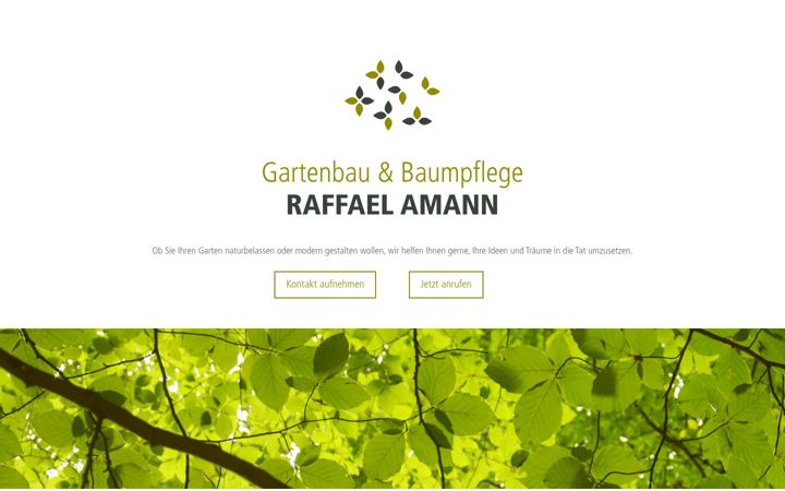 Screenshot of gartenbau-baumpflege-amann.de