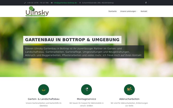 Screenshot of gartenbau-bottrop.de