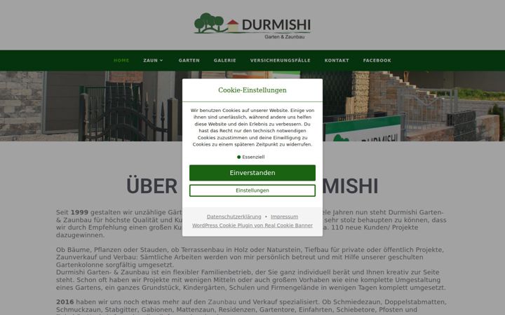 Ekrānuzņēmums no gartenbau-durmishi.de
