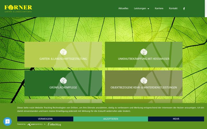 Screenshot of gartenbau-forner.de