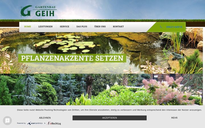 Screenshot of gartenbau-geih.de