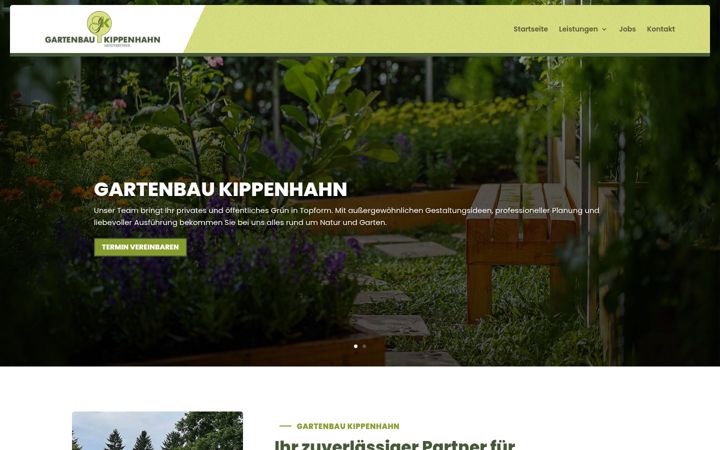 Screenshot of gartenbau-kippenhahn.de