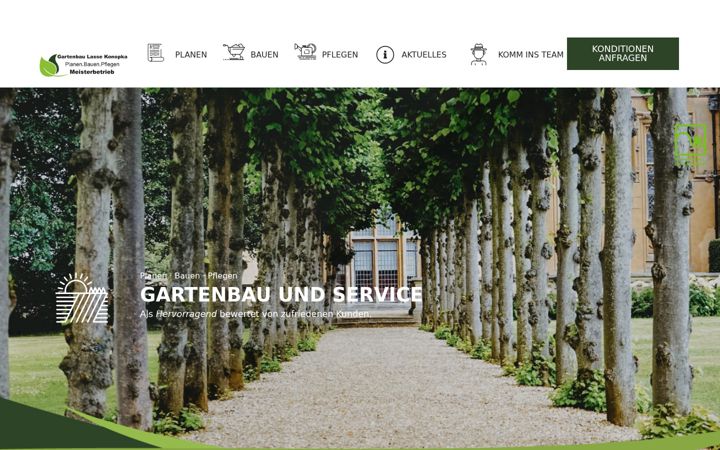 Screenshot of gartenbau-konopka.de