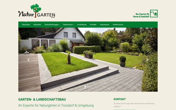 Screenshot of gartenbau-landschaftsbau-garten.de