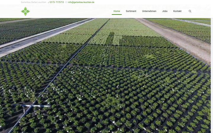 Ekrano kopija gartenbau-leuchten.de