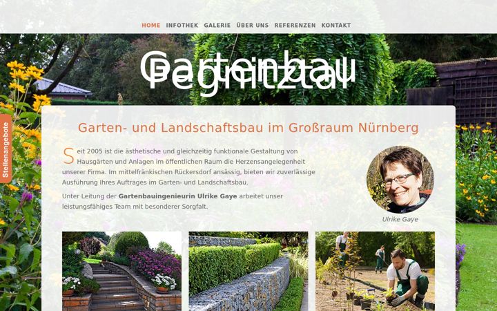 Screenshot of gartenbau-pegnitztal.de