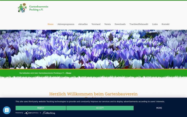 Screenshot of gartenbau-pocking.de