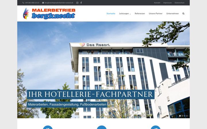 Screenshot von gartenbau-rostock.de