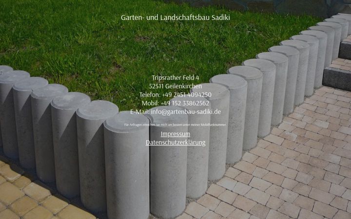 Screenshot of gartenbau-sadiki.de