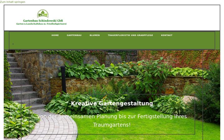 Screenshot of gartenbau-schindowski.de