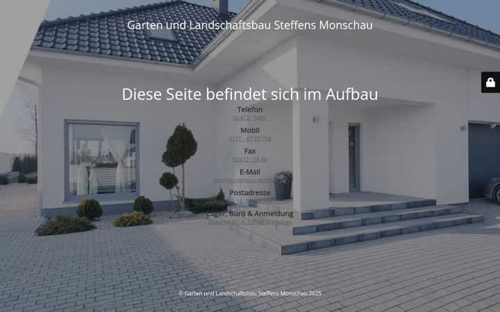 Screenshot of gartenbau-steffens.de