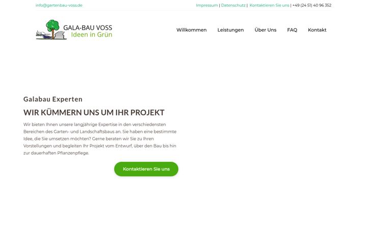 Screenshot of gartenbau-voss.de