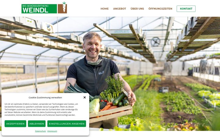 Screenshot of gartenbau-weindl.de