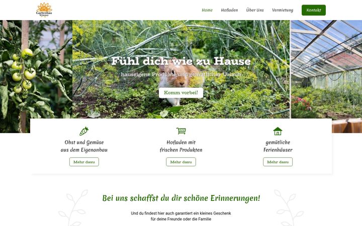 Screenshot of gartenbau-wimmer-rheinsberg.de