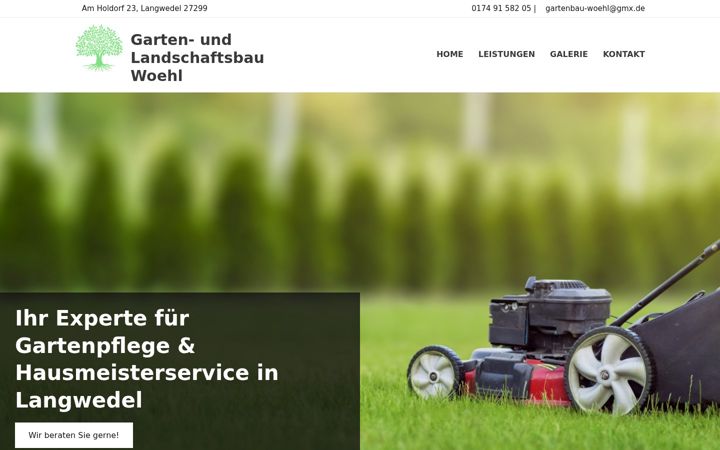 Screenshot di gartenbau-woehl.de